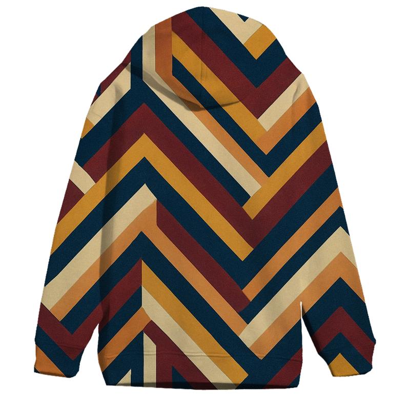 Disco Roller Night Zigzags hoodies fashion