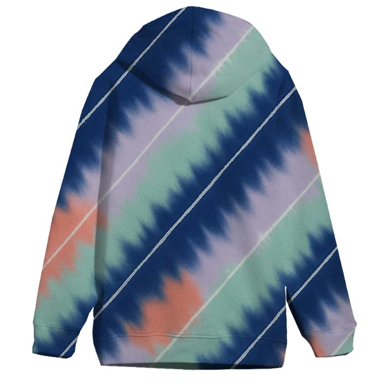 Arashi Pole Wrap Aurora Diagonals embroidered hoodies