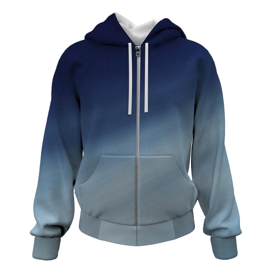 Moonlit Glacier Sweep lightweight hoodies