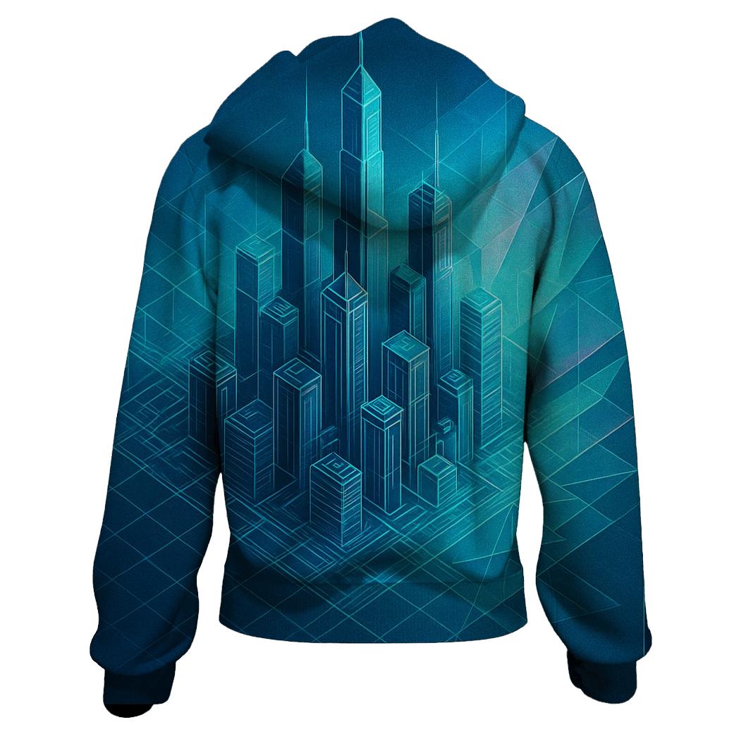 Prismatic City Blueprint Mirage hoodie styles