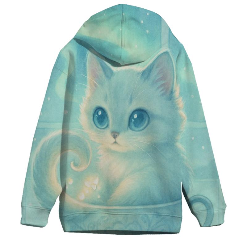 Aurora Teacup Cat Familiar pullover hoodies