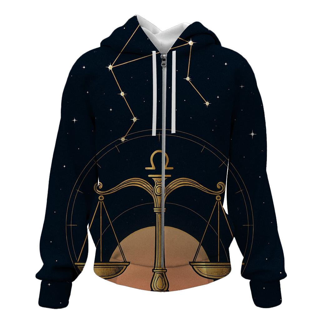 Libra Equinox Balance Starwheel hoodies fashion