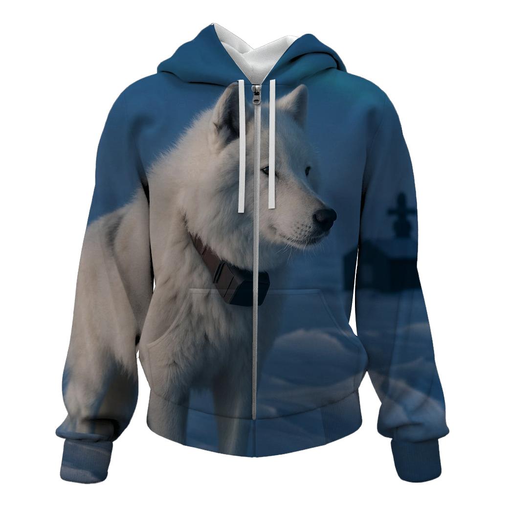 Tundra Research Collar Check Wolf lightweight hoodies