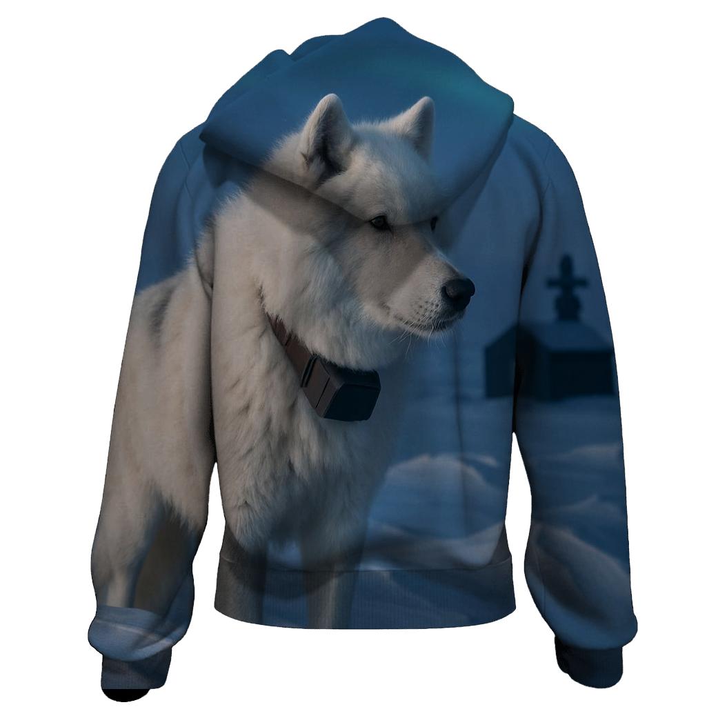 Tundra Research Collar Check Wolf lightweight hoodies