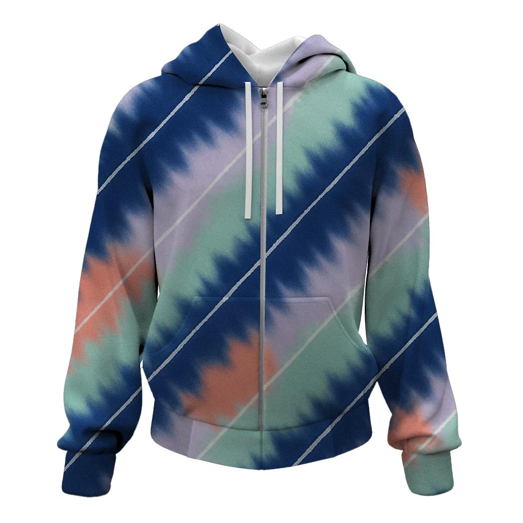 Arashi Pole Wrap Aurora Diagonals embroidered hoodies