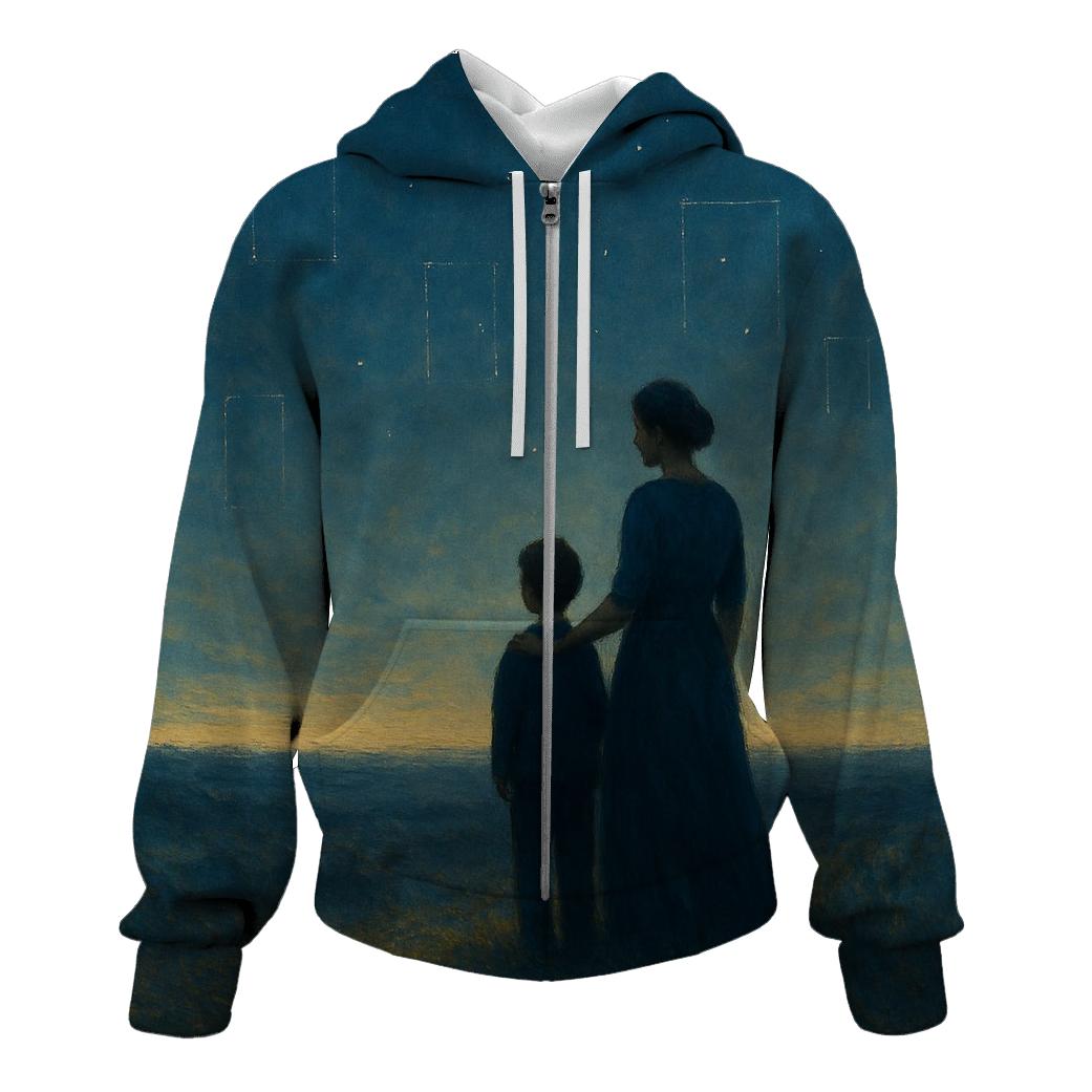 The Horizon She Held Open hoodie designs