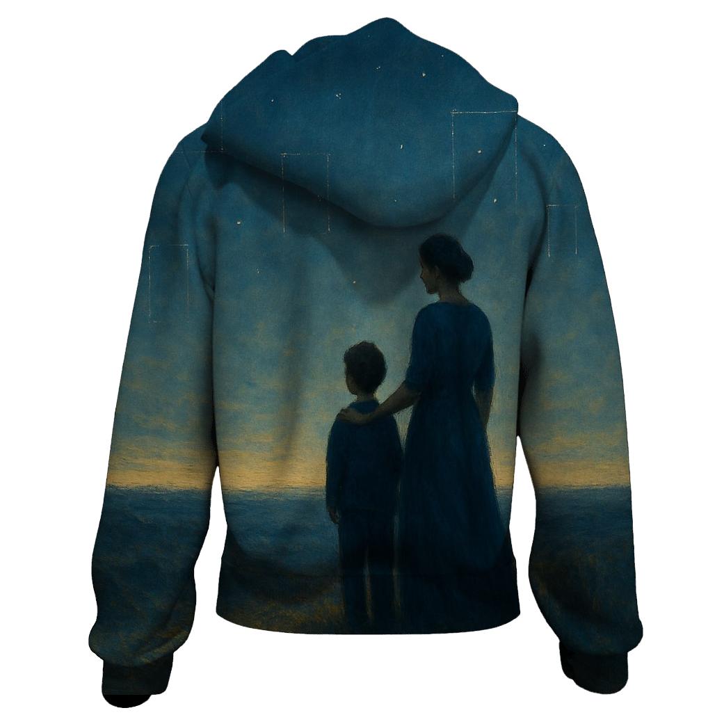 The Horizon She Held Open hoodie designs