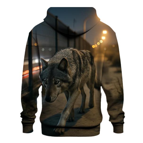 Sodium Light Corridor Wolf pullover hoodies