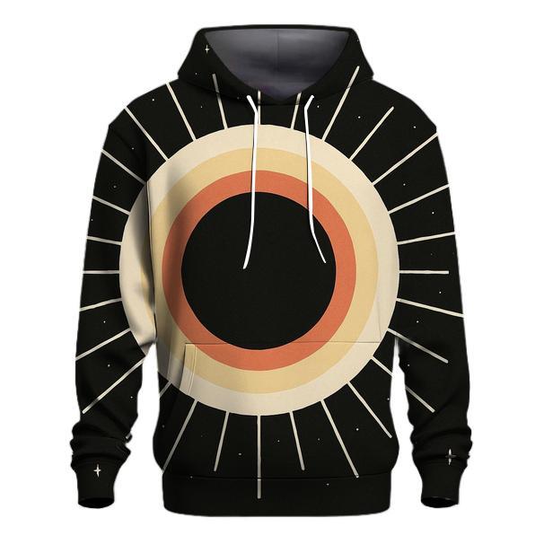 Eclipse Corona Lattice Bloom embroidered hoodies