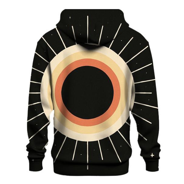 Eclipse Corona Lattice Bloom embroidered hoodies