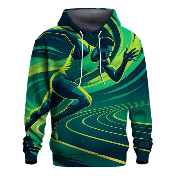 Aurora Sprint Track embroidered hoodies