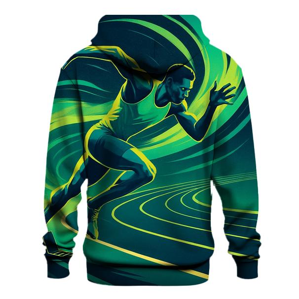 Aurora Sprint Track embroidered hoodies