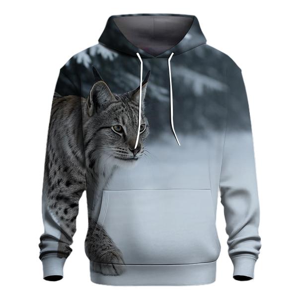 Frostline Ambush Eurasian Lynx graphic hoodies