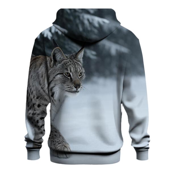 Frostline Ambush Eurasian Lynx graphic hoodies