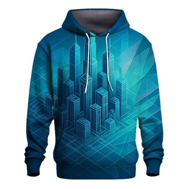 Prismatic City Blueprint Mirage custom hoodies