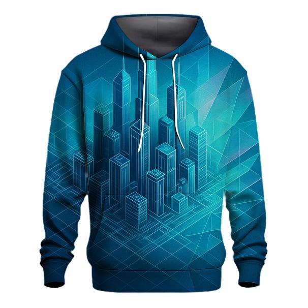Prismatic City Blueprint Mirage custom hoodies