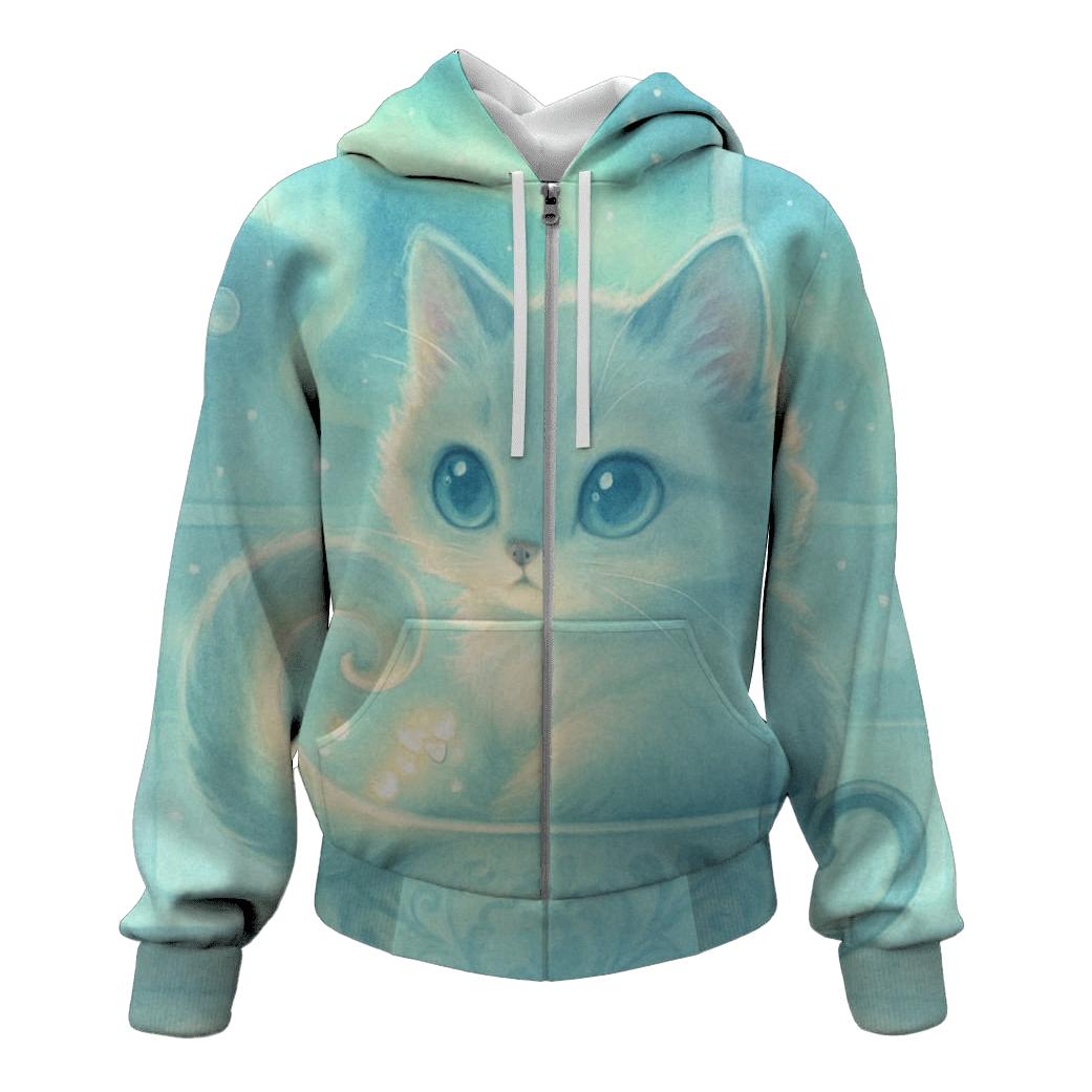 Aurora Teacup Cat Familiar hoodies fashion