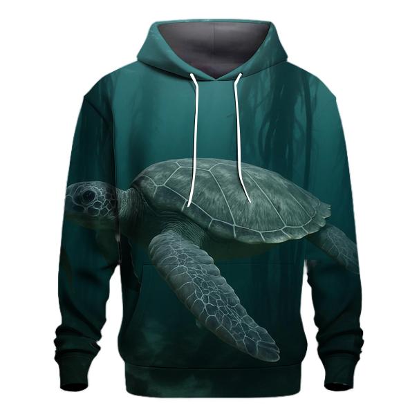 Kelp Forest Transit Green Sea Turtle hoodie styles