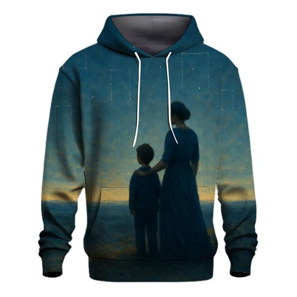 The Horizon She Held Open pullover hoodies