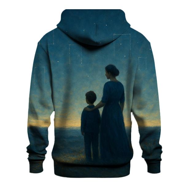 The Horizon She Held Open pullover hoodies