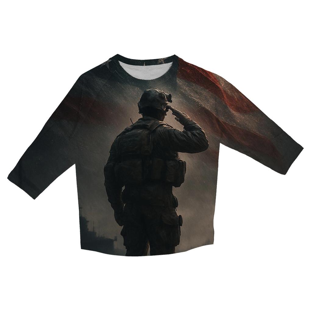 Harbor Watch Of Honor fashion 3/4 sleeve shirts