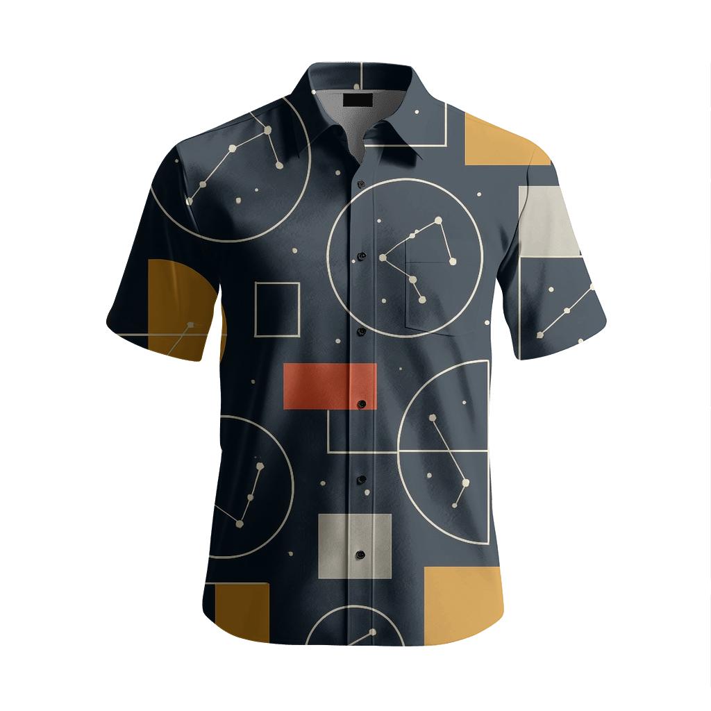 Celestial Meridian Bauhaus Constellation Scatter unique embroidered patterns