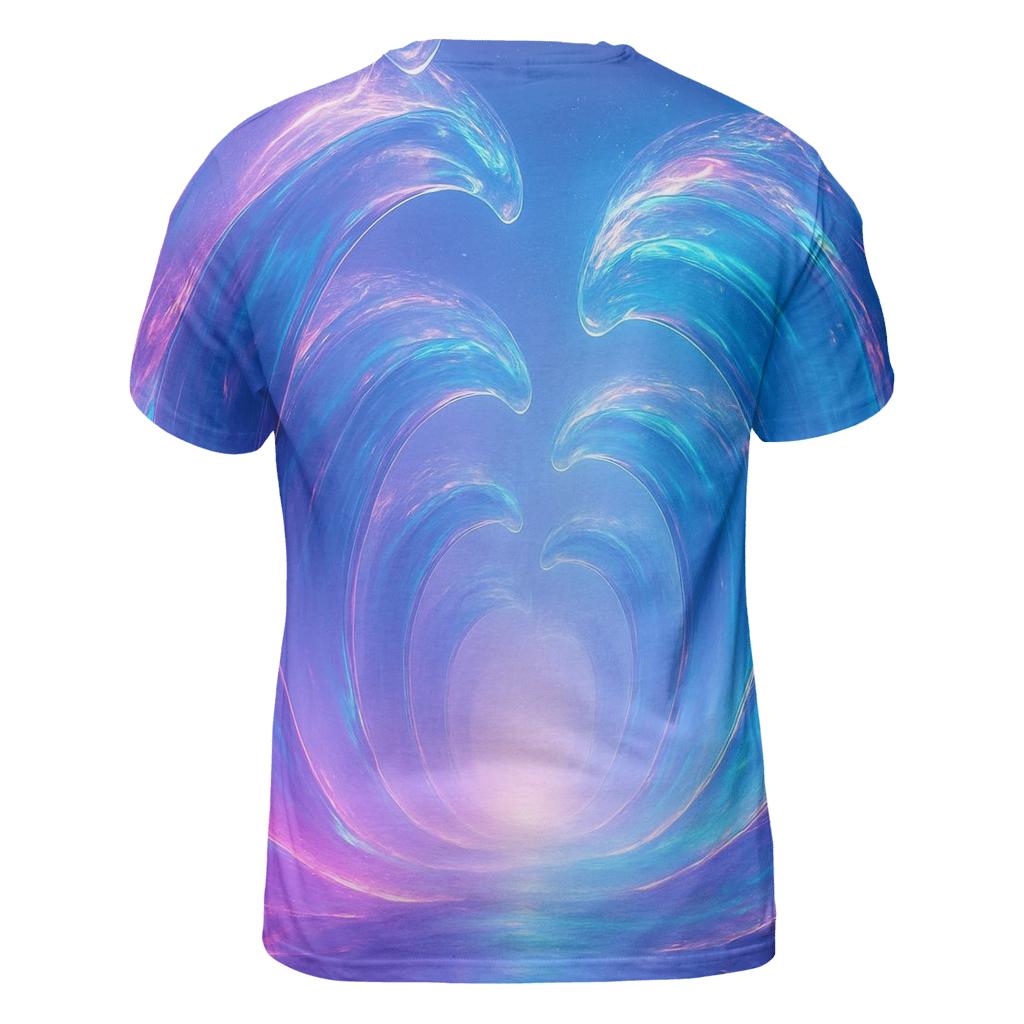 Prismatic Tide Cathedral unique graphic print tees