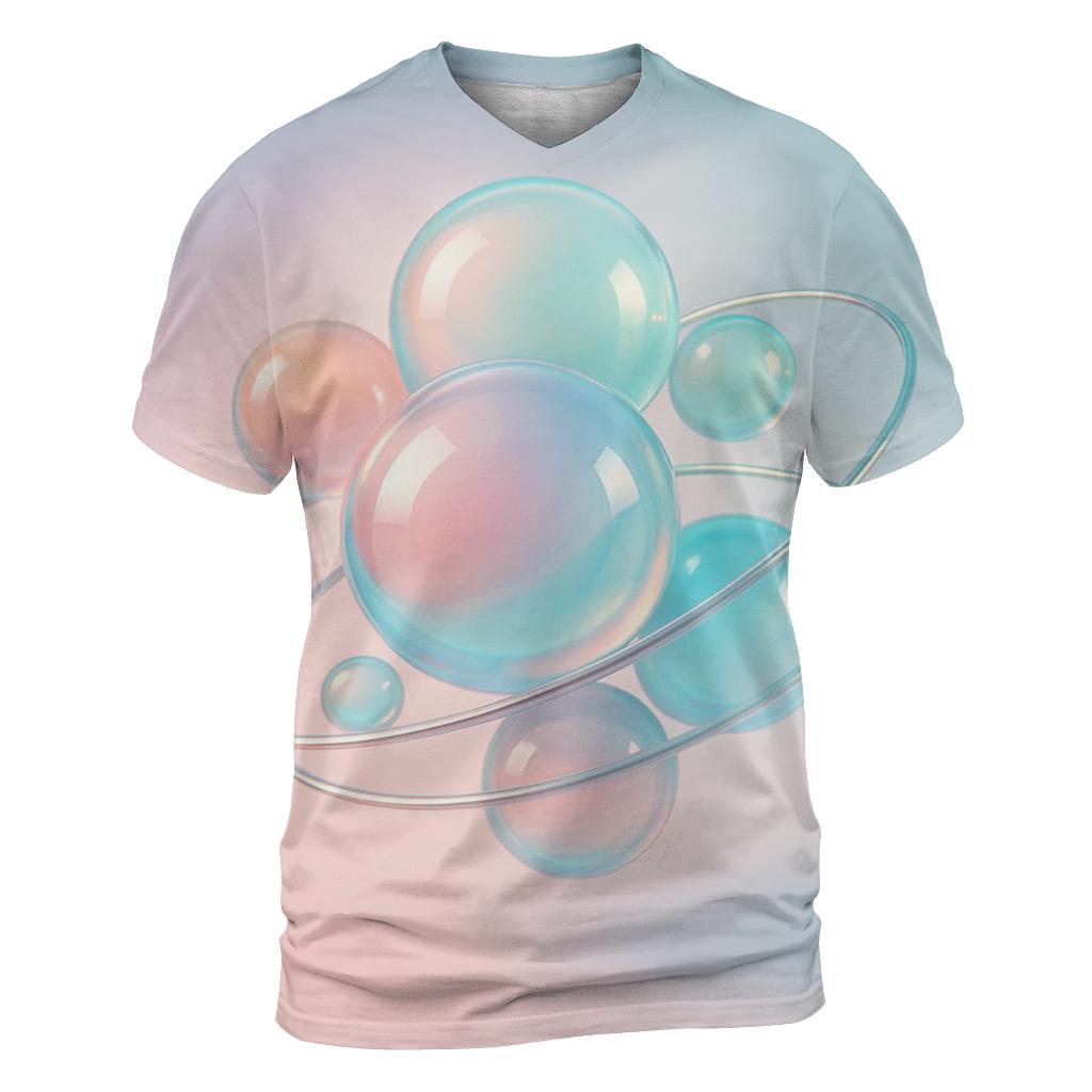 Aurora Pocket Planetarium vibrant all-over design tees