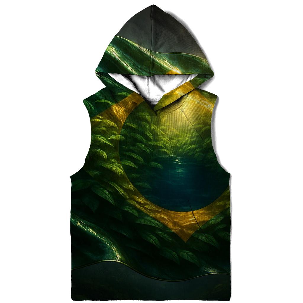 Emerald Storm Metallic Brazil Canopy hoodie styles