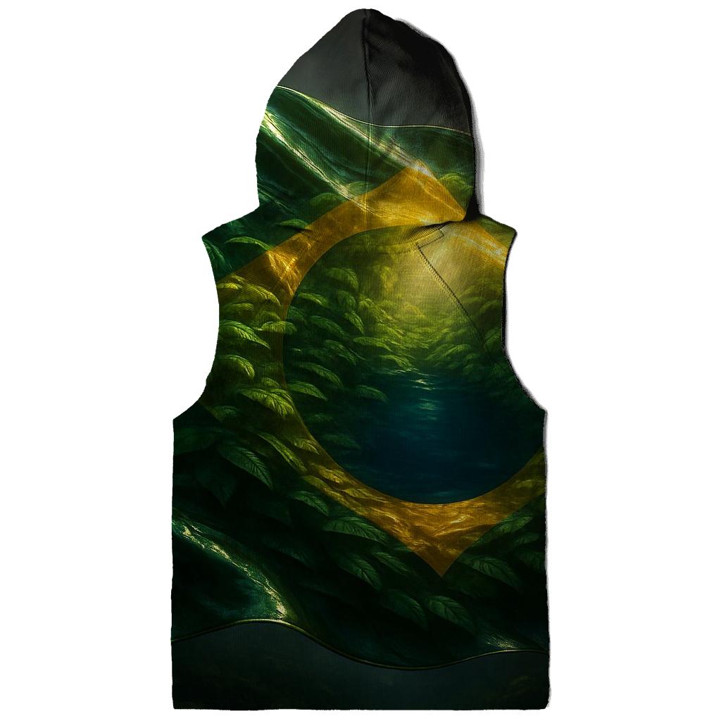 Emerald Storm Metallic Brazil Canopy hoodie styles