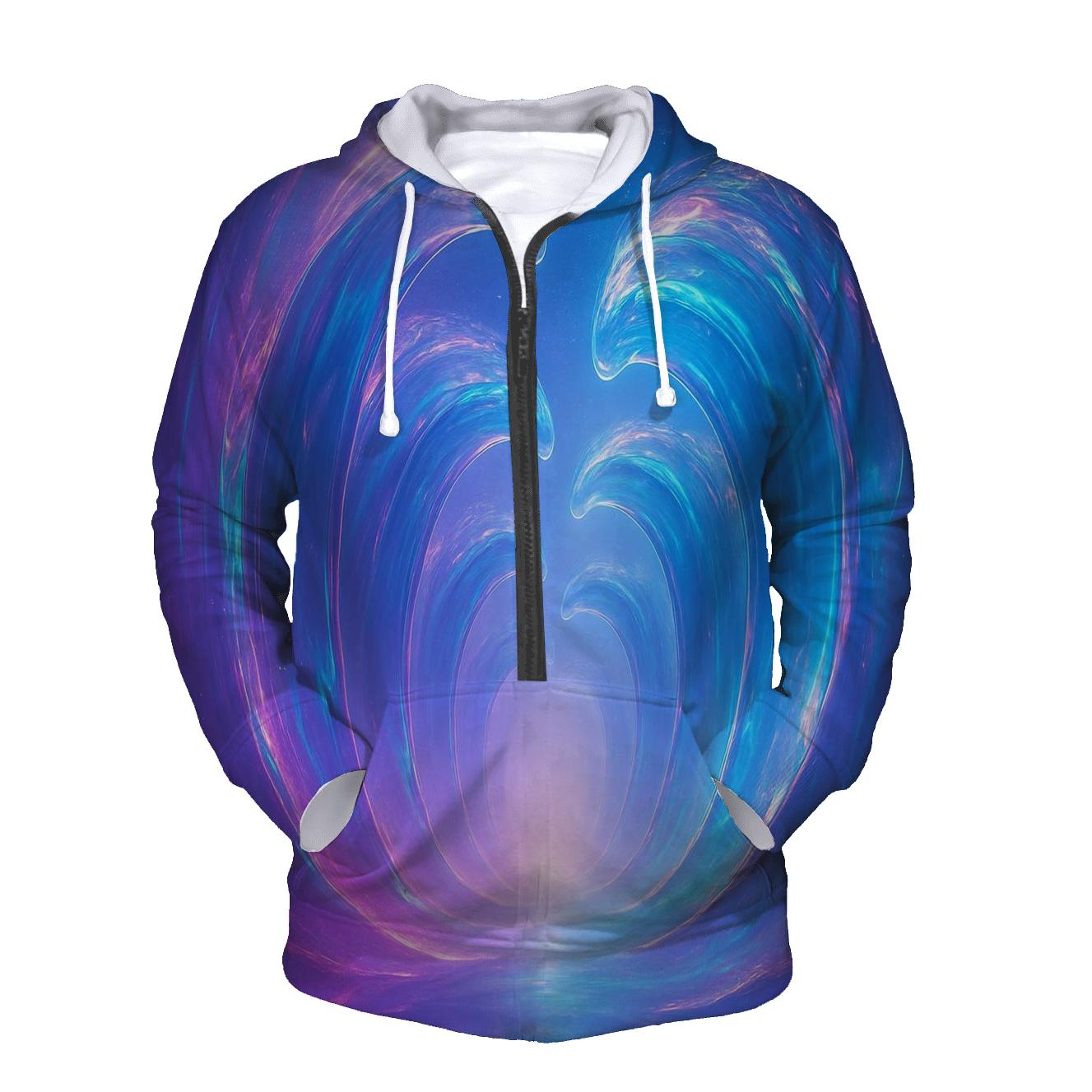Prismatic Tide Cathedral designer hoodies