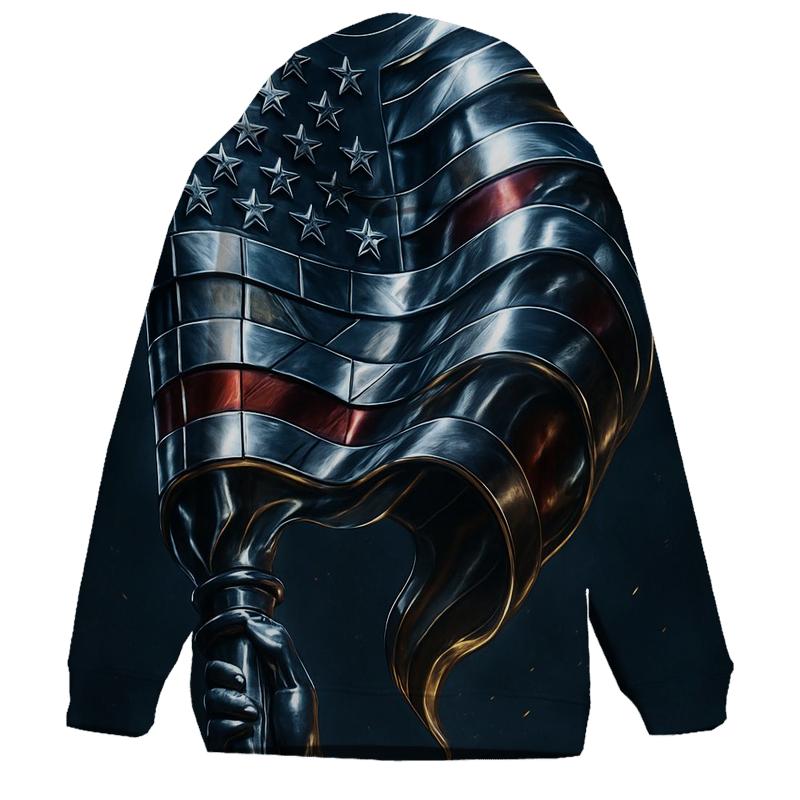 Chrome Liberty Surge Flag hoodie trends