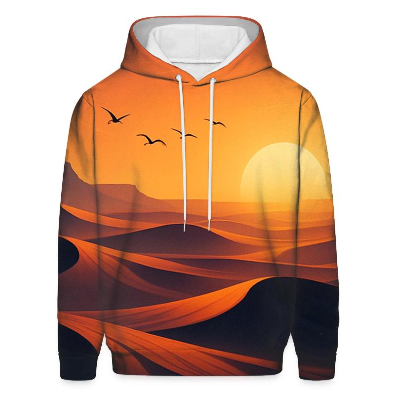 Saffron Drift Over Silent Dunes hoodie trends
