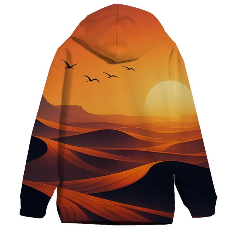 Saffron Drift Over Silent Dunes hoodie trends