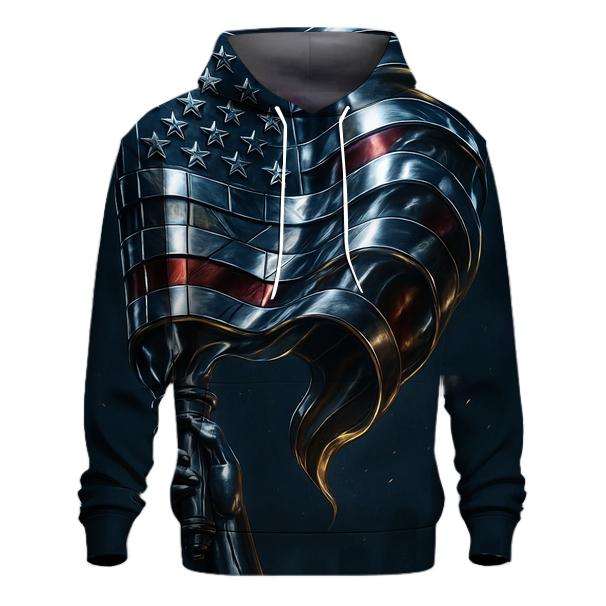 Chrome Liberty Surge Flag pullover hoodies