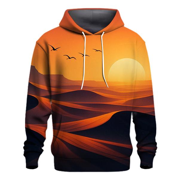 Saffron Drift Over Silent Dunes pullover hoodies