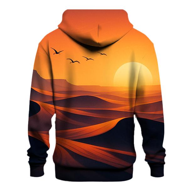 Saffron Drift Over Silent Dunes pullover hoodies