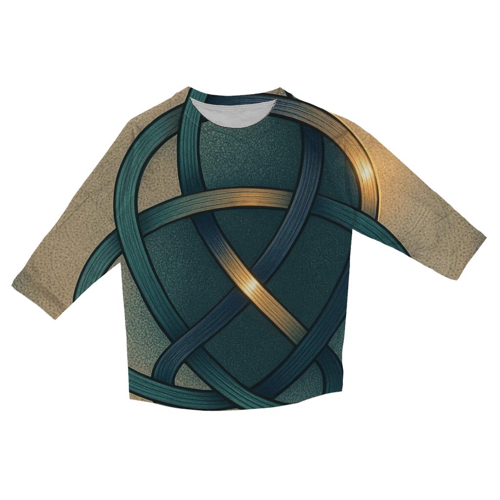 Infinite Thread Of Presence designer 3/4 sleeve blouses