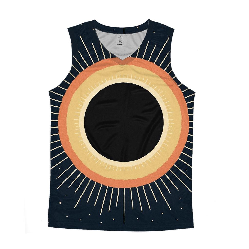 Eclipse Corona Lacework graphic print tank tops