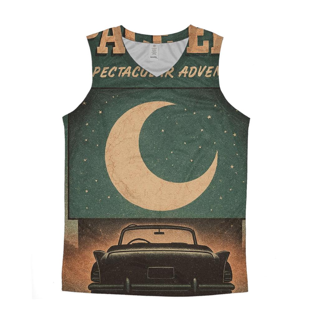 Worn Apollo Drive In Theater Poster casual summer tank tops