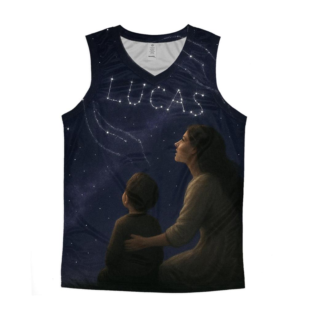 The Name In The Constellations A Mother Who Teaches You You Belong personalized athletic tanks