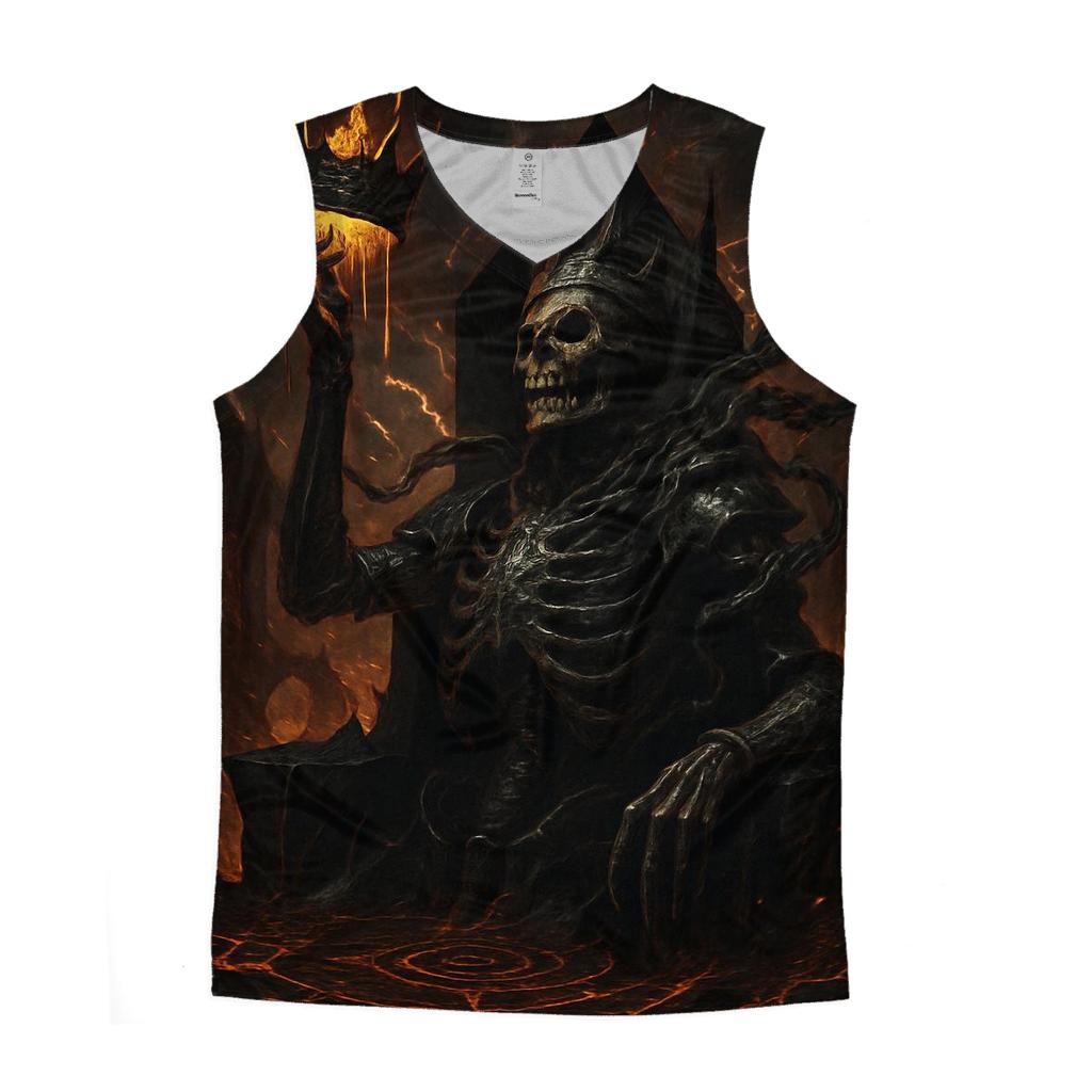 Infernal Crown Of The Ashbound Sovereign cotton sleeveless tops