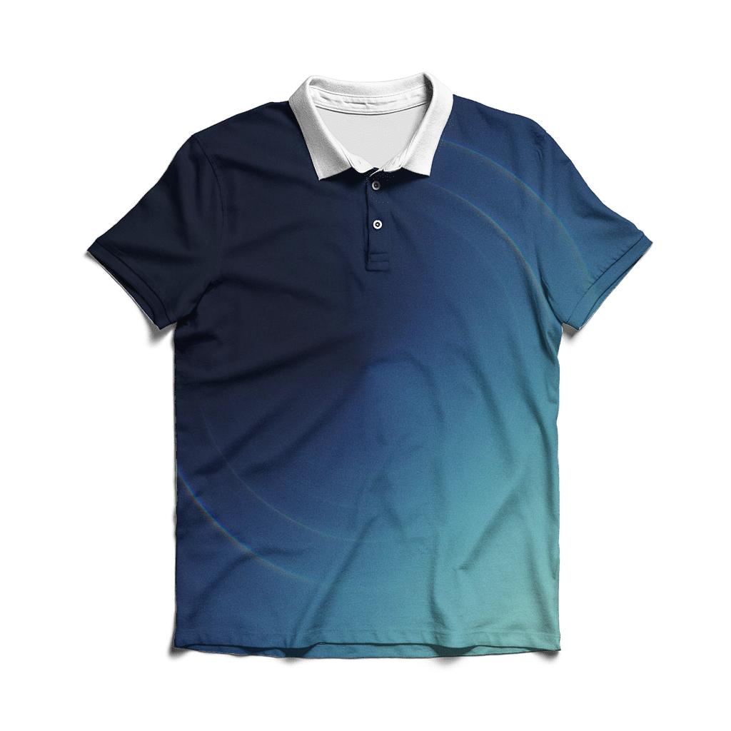 Polar Night Prism Gradient classic pique polos