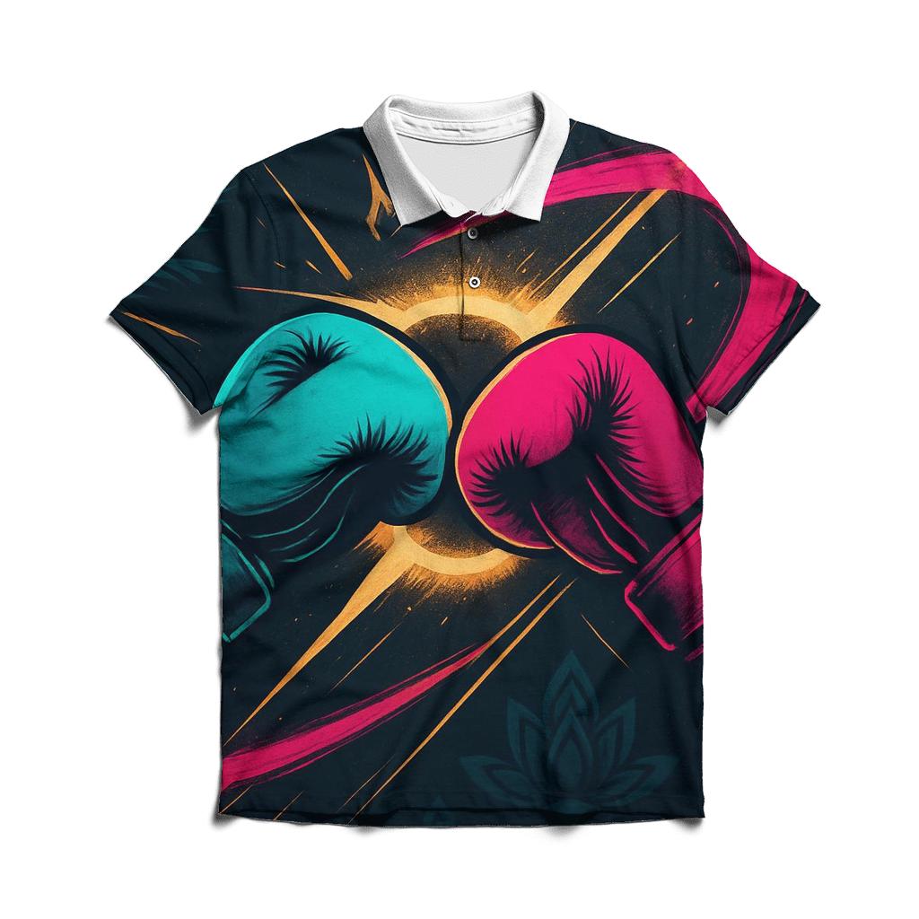 Neon Orbit Muay Thai Thailand stylish collar polo tees