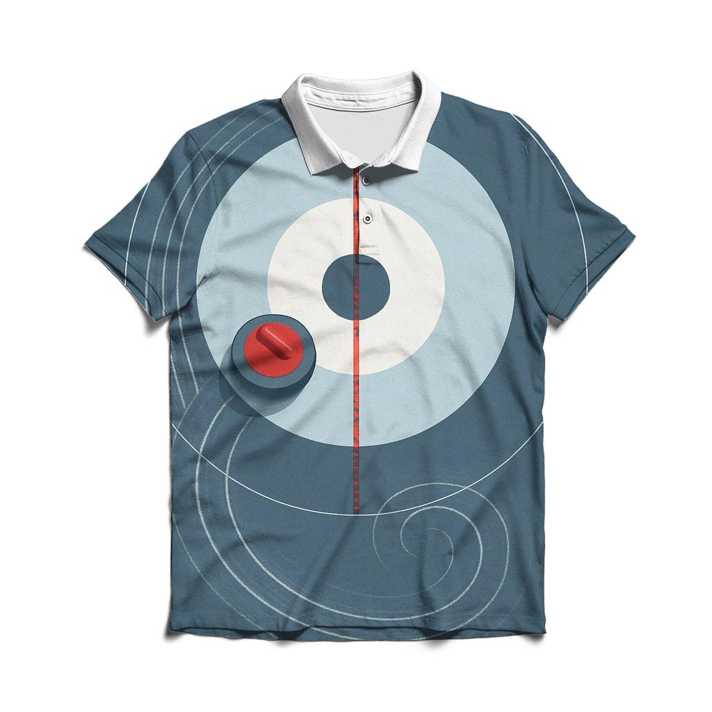 Frost Ring Curling Scotland embroidered polo tops