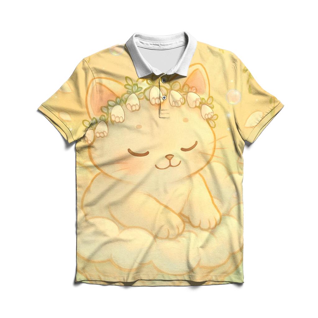 Sunrise Cloud Garden Purr Bloom classic pique polos