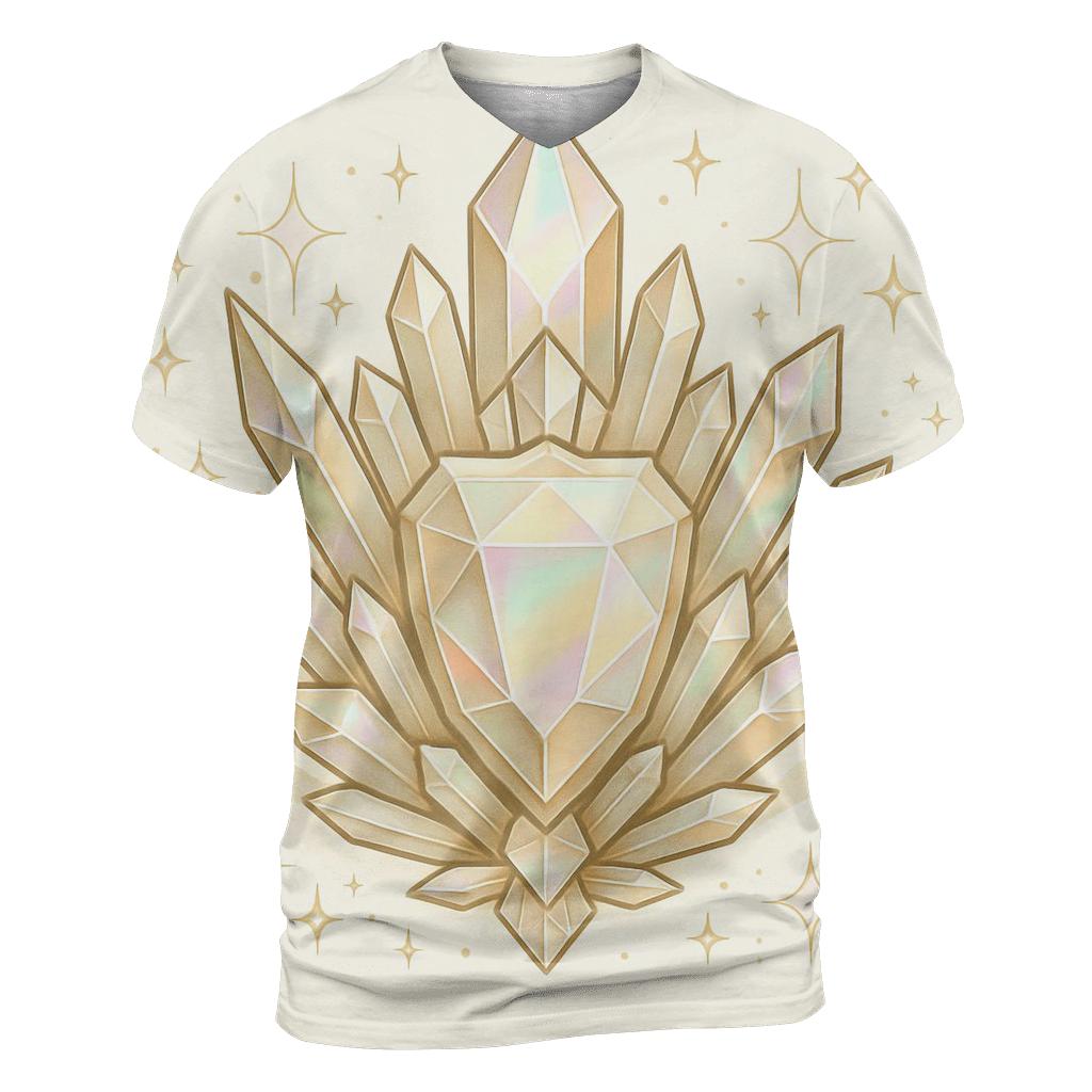 Crystal Tide Emblem statement graphic shirts
