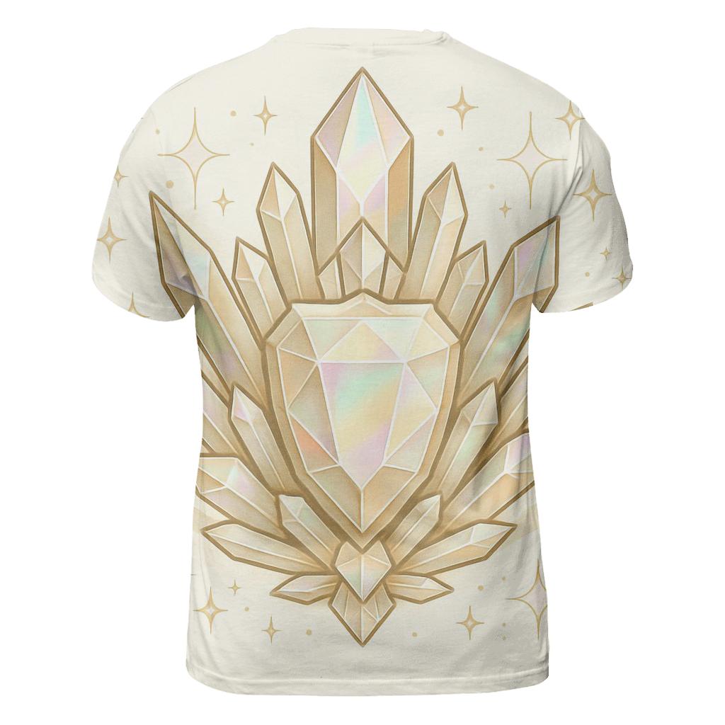 Crystal Tide Emblem statement graphic shirts