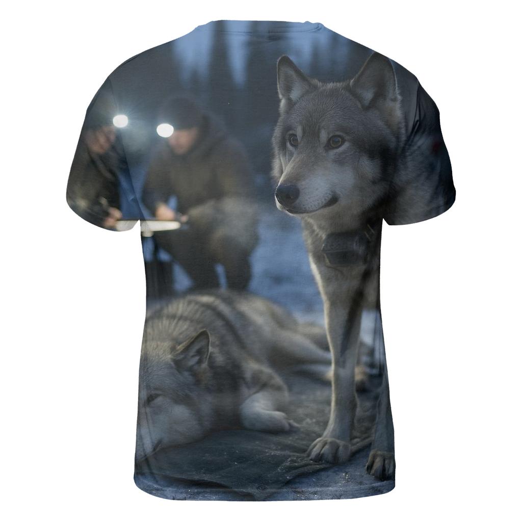 Radio Collar Check In The Boreal Research Clearing trendy printed shirt styles