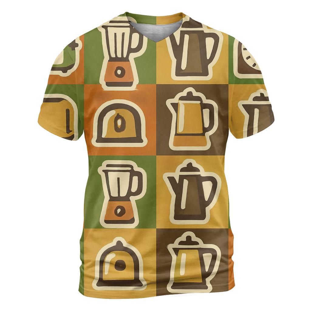 Avocado Appliance Pop Grid personalized full print shirts